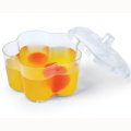 Plastic Cup 100ml Flower Shaped Cup with Lid
